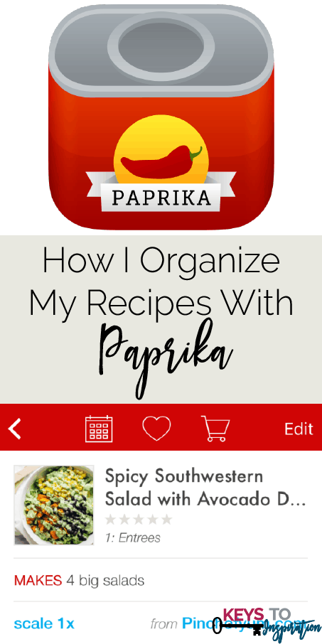 I am downloading this app right away! She shows you how to collect all your recipes from Pinterest into one place!