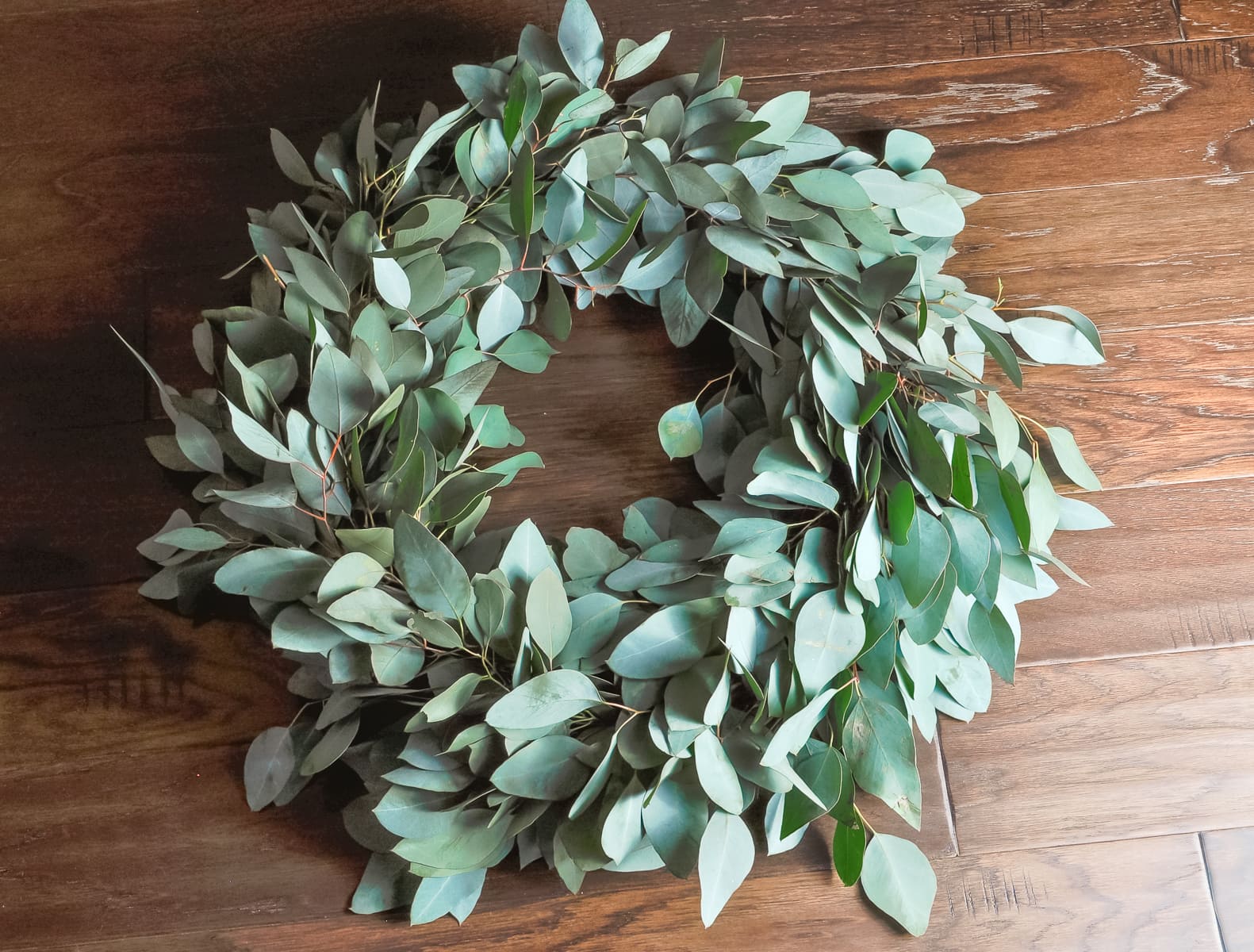 diy wreath eucalyptus 