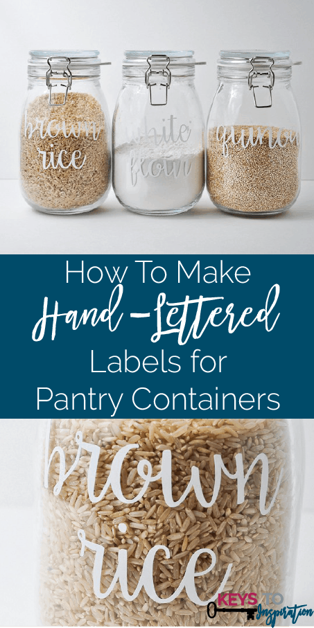 I love the look of these hand-lettered labels! They are so cute and SUPER easy to make!