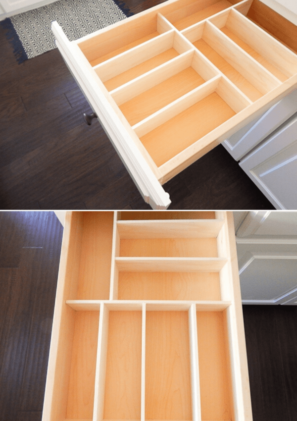 DIY Custom Wooden Drawer Organizers