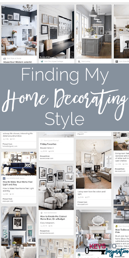 how to find your home decorating style using Pinterest