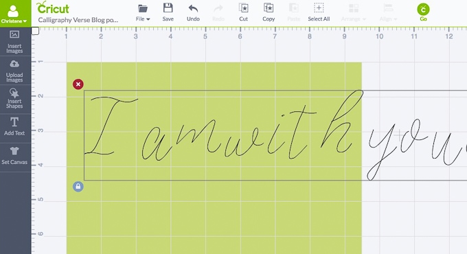 Easy Calligraphy using the Cricut Explore pen adapter! Step by step instructions here! I Love how this looks!!!