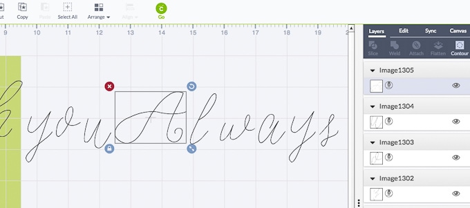 Easy Calligraphy using the Cricut Explore pen adapter! Step by step instructions here! I Love how this looks!!!