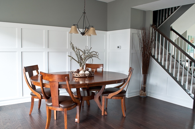 She shares her list of updates to transform her house into a home - this is the dining room list!