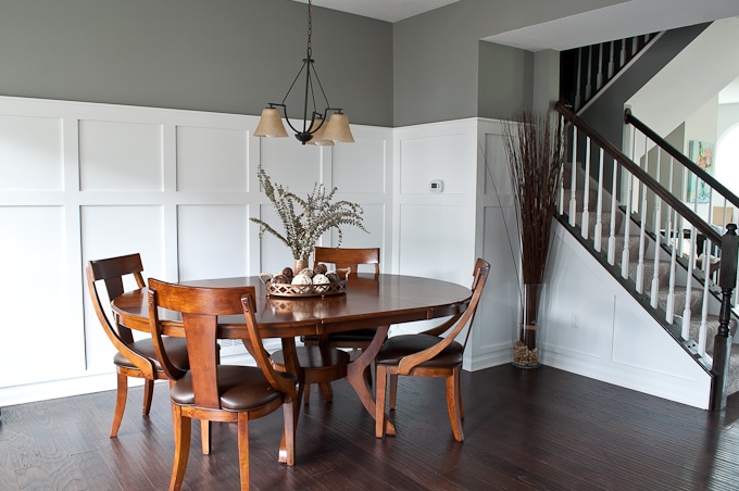 She shares her list of updates to transform her house into a home - this is the dining room list!