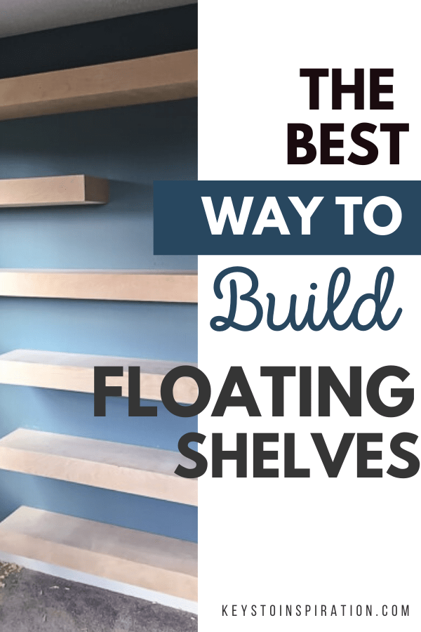 how to build floating shelves tutorail