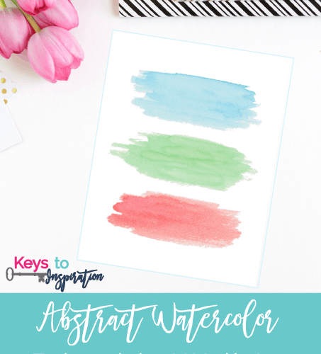 I love this simple and colorful summer wall art! Perfect for a gallery wall :)