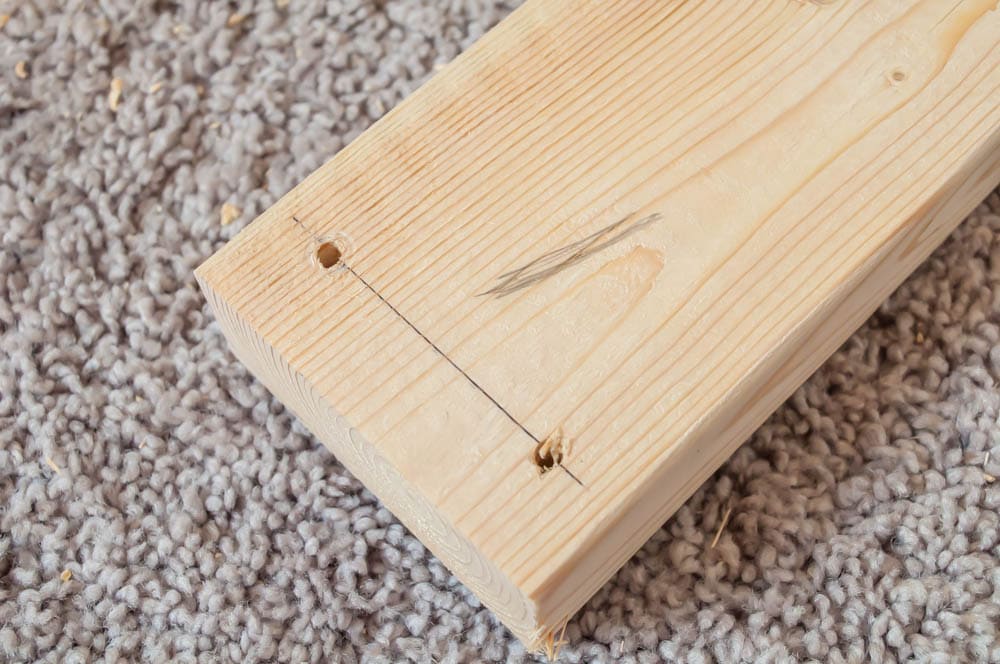 drilling pilot holes floating shelves