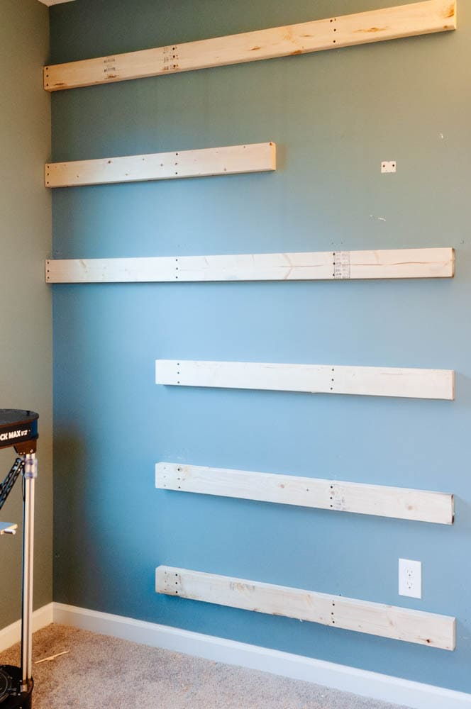 make floating shelves