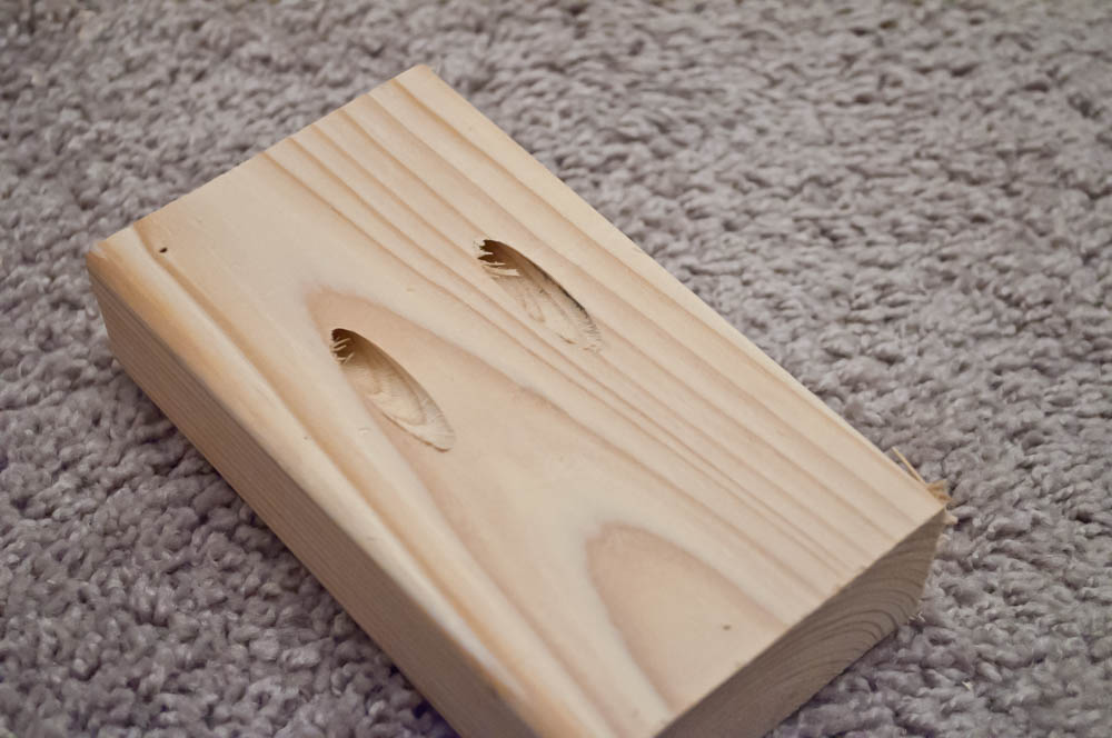 pocket hole floating shelf