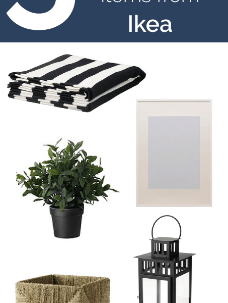 Friday 5 - Affordable Home Decor Items from Ikea: 5 things to pick up on your next trip to Ikea!