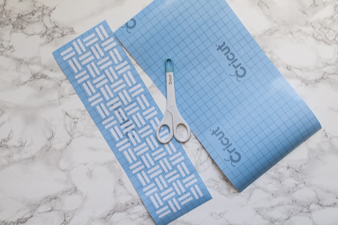 Did you know that you can create your own custom stencil to etch glass using the Cricut Explore? Full tutorial for using stencil vinyl and etching glass in this post! This is one to pin for later!