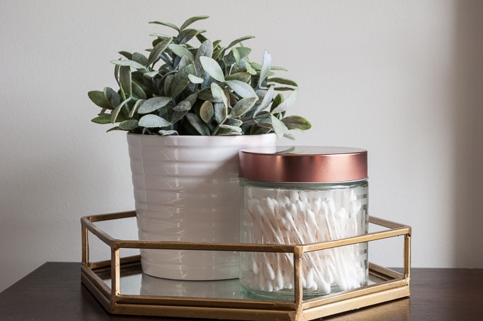 Did you know that you can create your own custom stencil to etch glass using the Cricut Explore? Full tutorial for using stencil vinyl and etching glass in this post! This is one to pin for later!
