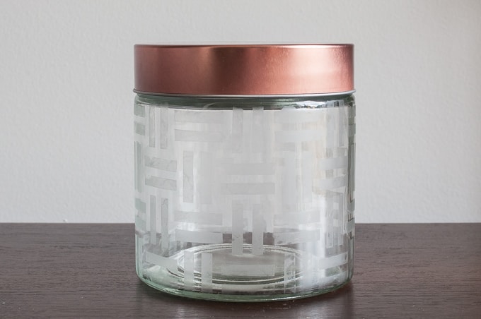 Did you know that you can create your own custom stencil to etch glass using the Cricut Explore? Full tutorial for using stencil vinyl and etching glass in this post! This is one to pin for later!