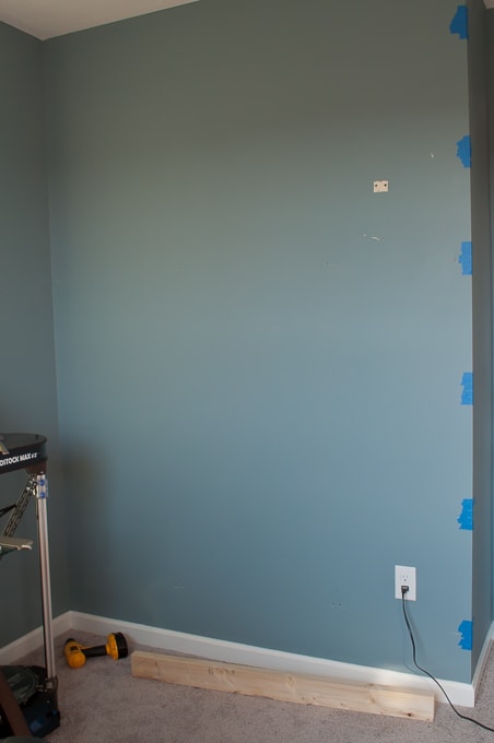 Step by step tutorial for building amazing floating shelves for an industrial masculine office. These only cost her $150 to build!