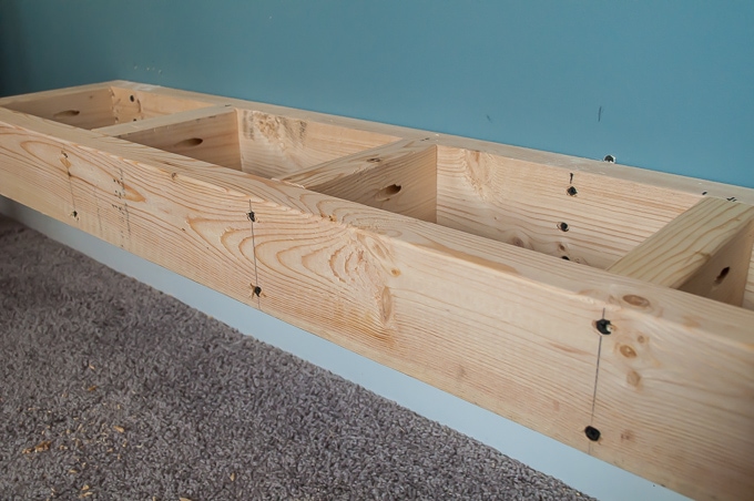 Step by step tutorial for building amazing floating shelves for an industrial masculine office. These only cost her $150 to build!