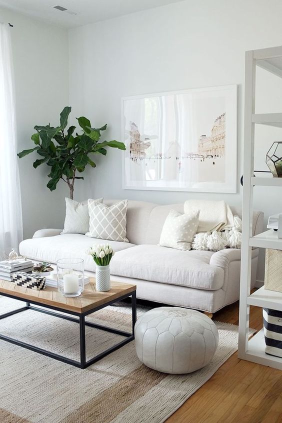 She shares her list of updates to transform her house into a home - this is the living room list!