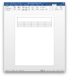 How to Create your own Time Blocking Worksheets {Free Printable ...