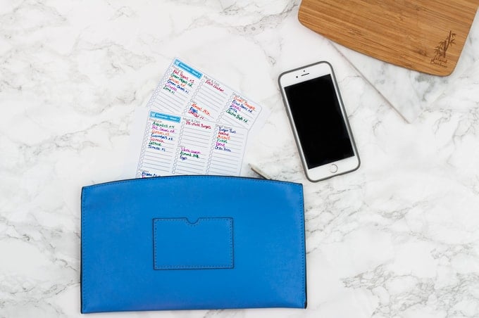 The best way to organize your meal planning and grocery shopping - free printable included!