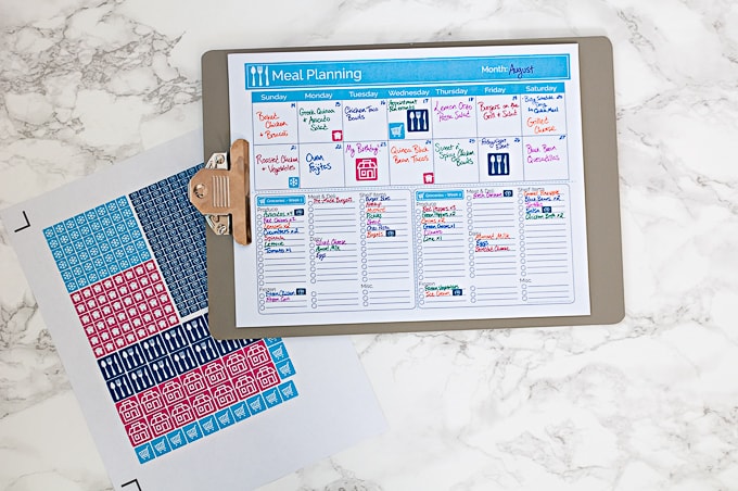 You can use the Cricut Explore to create and cut out your own stickers! Click for the full tutorial.