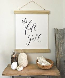 Reversible Fall Sign 12 DIY Fall Signs | Christene Holder Home