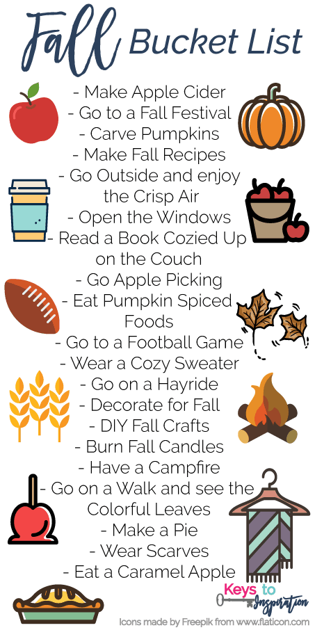 The Ultimate Fall Bucket List of fun and Cozy things to do this season. 