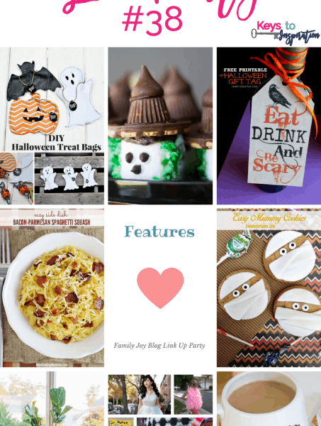 Features from the Family Joy Blog Link Party #38. I love all the cute Halloween ideas.