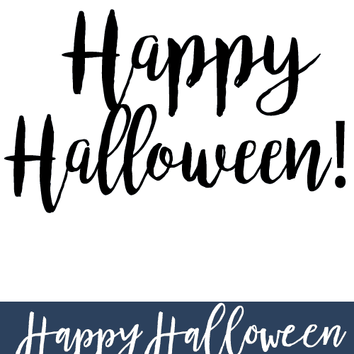 How to upload an svg in Cricut Design Space. I really love this hand-lettered Happy Halloween image!