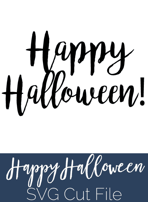 How to upload an svg in Cricut Design Space. I really love this hand-lettered Happy Halloween image!
