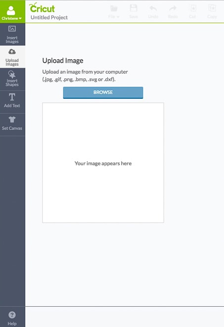 How to upload an svg in Cricut Design Space. I really love this hand-lettered Happy Halloween image!
