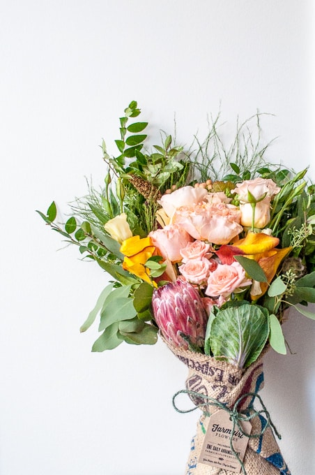 Farmgirl Flowers - Finally a flower shop that makes gorgeous bouquets you can order online! I love this pretty hand-tied arrangement. It looks like a wedding bouquet!