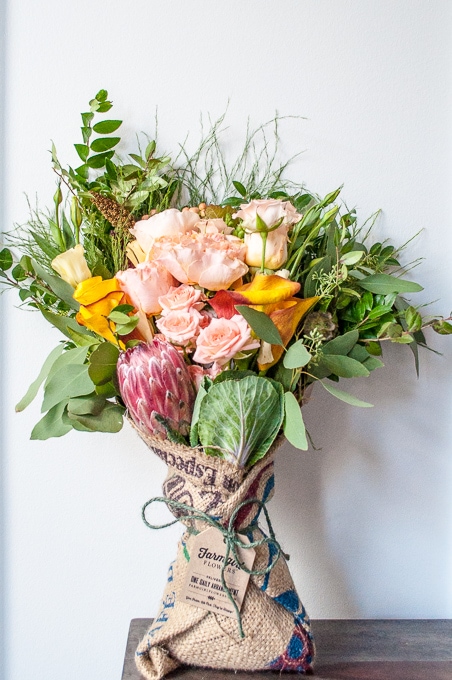 Farmgirl Flowers - Finally a flower shop that makes gorgeous bouquets you can order online! I love this pretty hand-tied arrangement. It looks like a wedding bouquet!