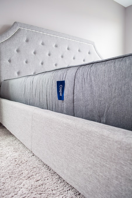 Build your ultimate bed! Create the bed of your dreams for a budget price. Full review of the Casper mattress on a king size upholstered bed.