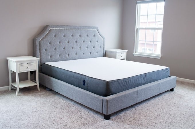 Build your ultimate bed! Create the bed of your dreams for a budget price. Full review of the Casper mattress on a king size upholstered bed.