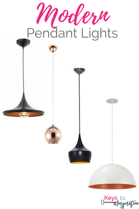 Get the Modern Classic look for less! Affordable Modern Pendant Lights for your kitchen. All of these are from Amazon!