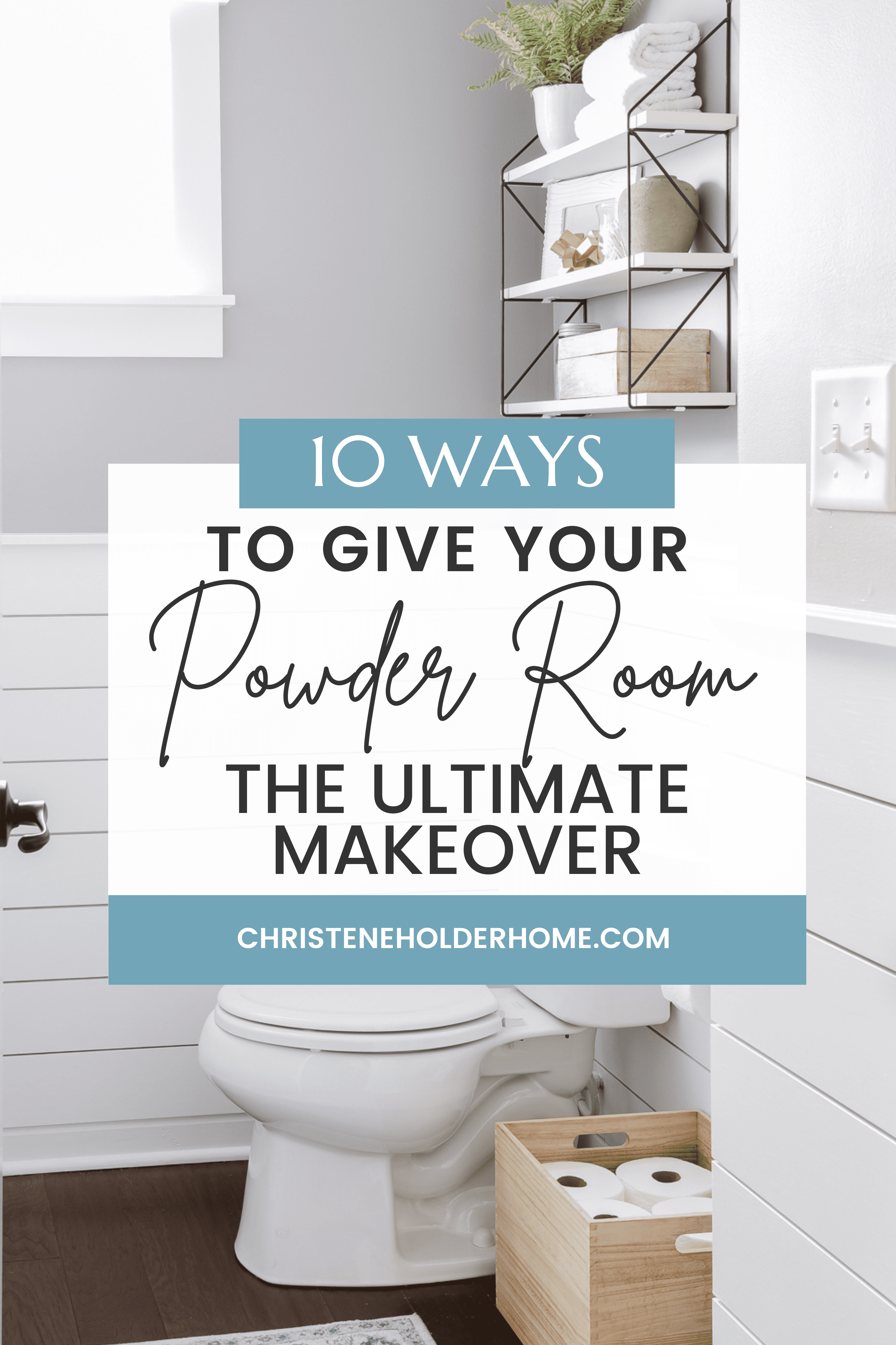 10 ways to give your powder room the ultimate makeover