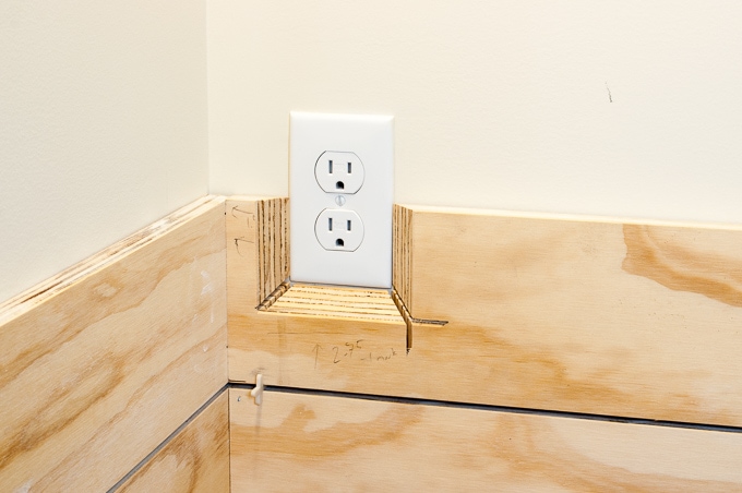 shiplap around outlets