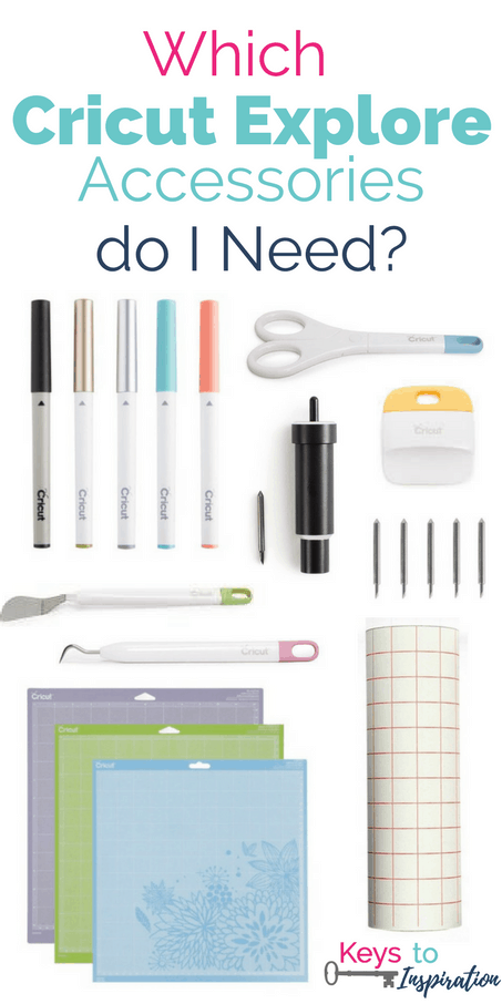 Which Cricut Explore accessories do you really need? Check out this post for a full explanation of all the accessories and which ones you will need with your new Cricut Explore. 