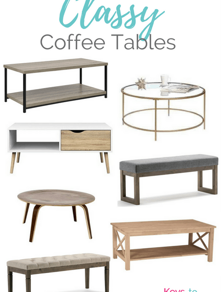Get the Modern Classic look for less! Classy Coffee Tables for your home. All of these are from Amazon!