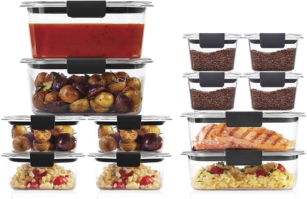rubbermaid brilliance containers for fridge