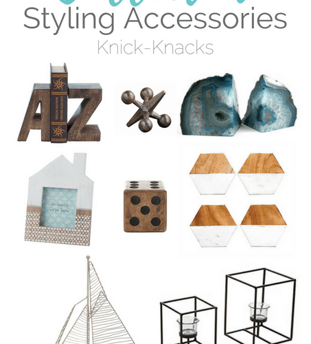 Get the Modern Classic look for less! Collected Styling Accessories - Knick-Knacks for your home. All of these are from Amazon!