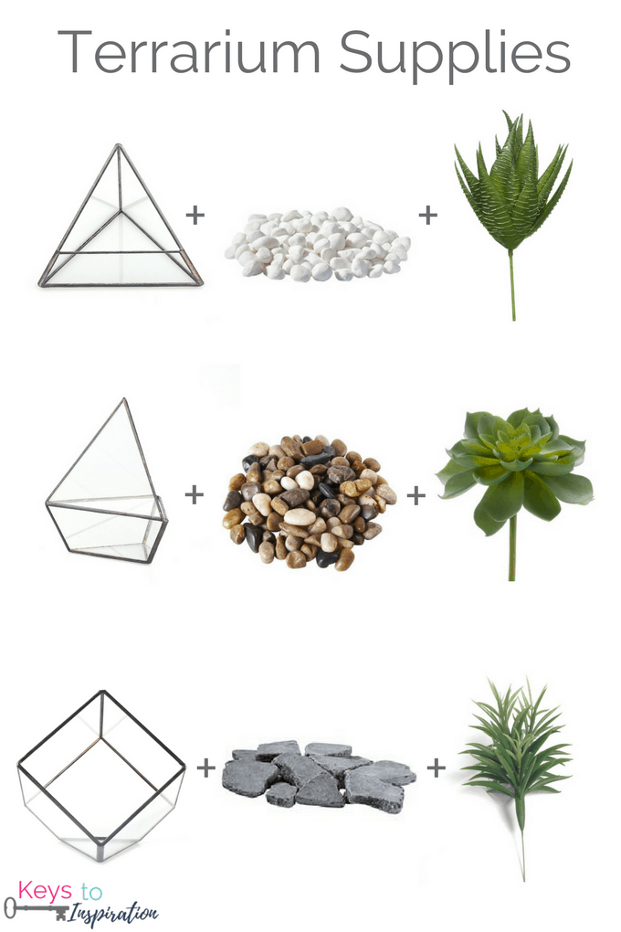 How to Make a Faux Greenery Terrarium. Easy tutorial for a DIY terrarium for your home decor.