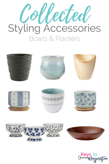 Get the Modern Classic look for less! Collected Styling Accessories - Bowls and Planters for your home. All of these are from Amazon!