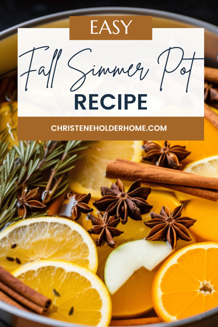 Homemade Fall Stovetop Potpourri - Simmer Pot Recipe - At Home On