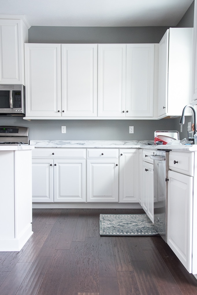 DIY soft close kitchen cabinets. Give your kitchen an instant upgrade by installing these soft close dampers on your cabinet doors. No more loud noises when you close your cabinets doors. This is such an easy and inexpensive DIY project.