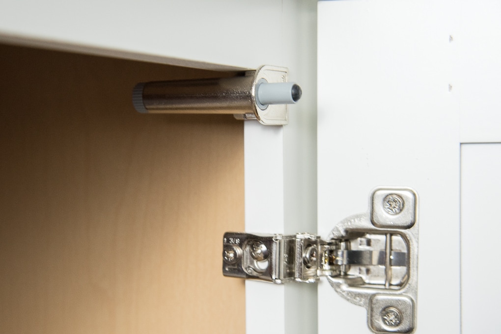 DIY soft close kitchen cabinets. Give your kitchen an instant upgrade by installing these soft close dampers on your cabinet doors. No more loud noises when you close your cabinets doors. This is such an easy and inexpensive DIY project.