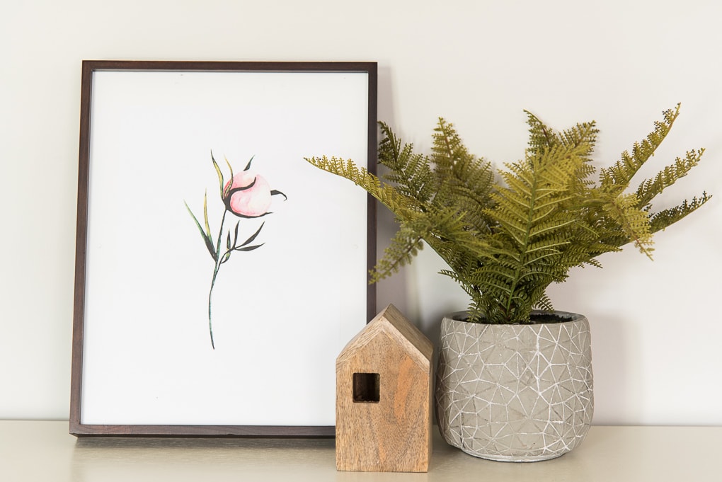 Bring the beauty of summer indoors with this free watercolor florals printable art set. Download all 4 now and print them out to use as wall decor. 