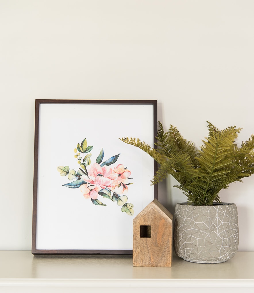 Bring the beauty of summer indoors with this free watercolor florals printable art set. Download all 4 now and print them out to use as wall decor. 