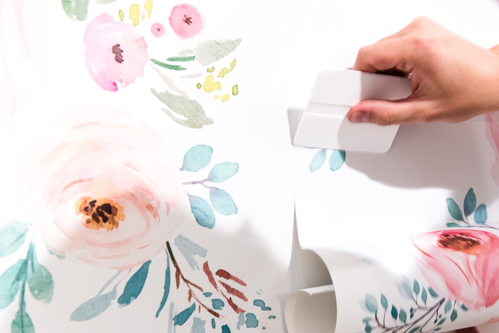 squeegee on spoonflower removable wallpaper