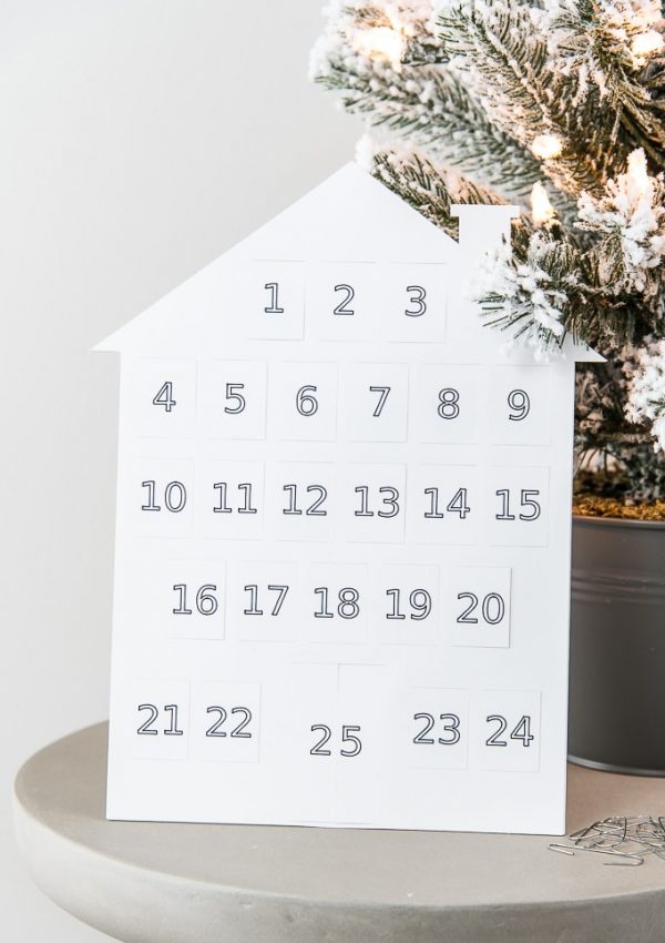 Easy Modern Advent Calendar